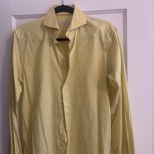 Pin stripe fitted long sleeve